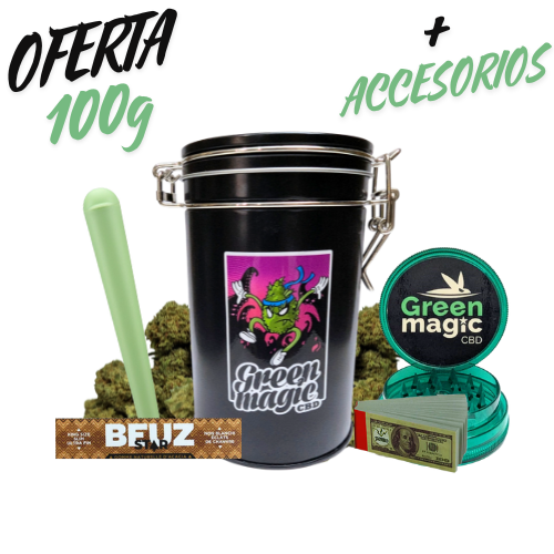 Súper Pack 100g de Flores + Accesorios