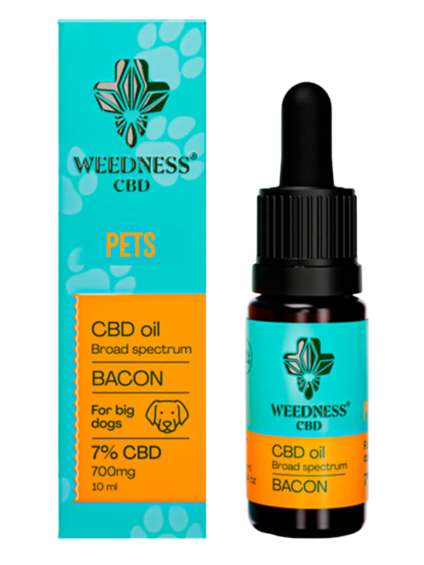 Aceite de CBD Bacon para Perros Grandes 7% CBD (10ml)