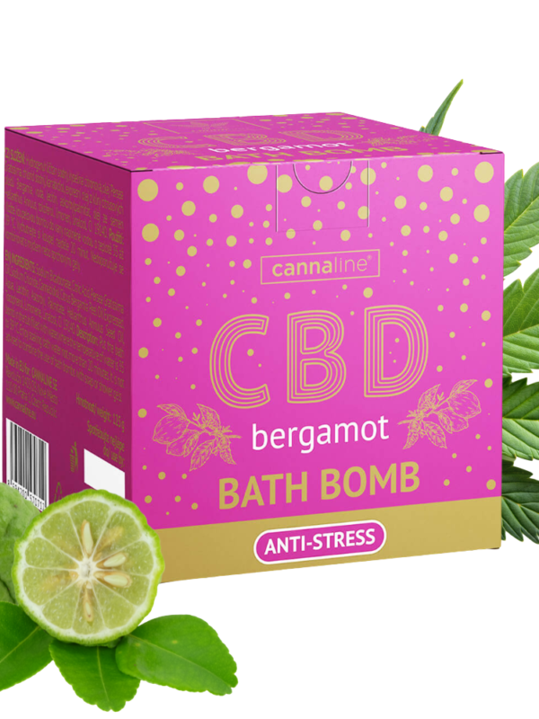 Bomba de Baño Anti-Stress Bergamot con CBD