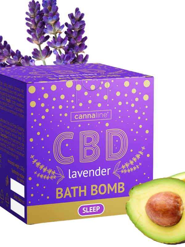 Bomba de Baño Sleep Lavender con CBD