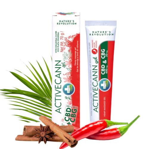 ACTIVECANN GEL CBD + CBG EFECTO CALOR 75 ML