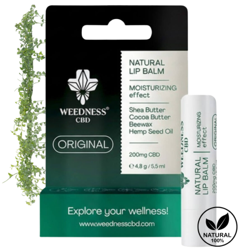 CBD bálsamo labial natural