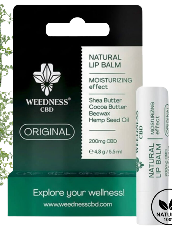 CBD bálsamo labial natural