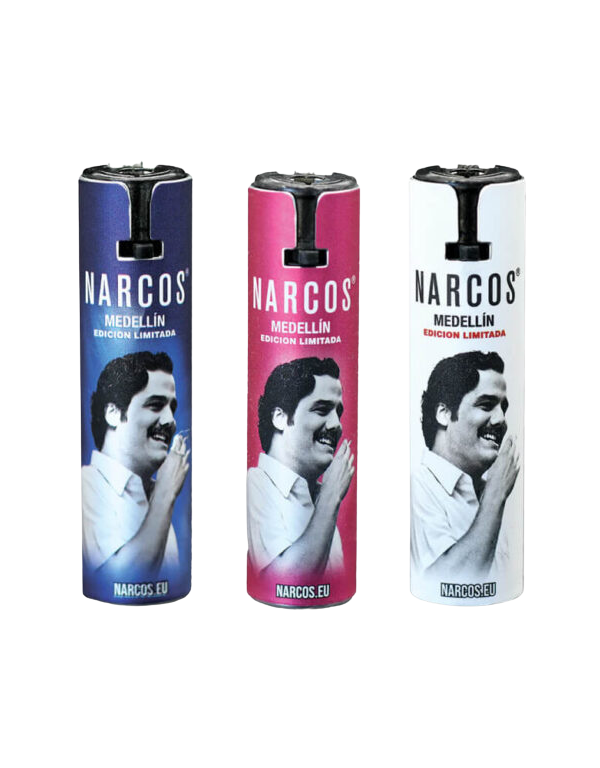 Narcos Encendedores de aluminio de Edición Limitada