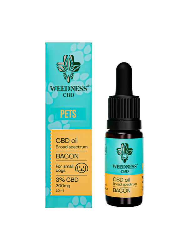 Aceite de CBD para Perros Pequeños 3% CBD (10ml)BACON
